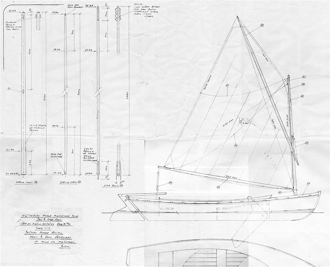 Melonseed Sail Plan